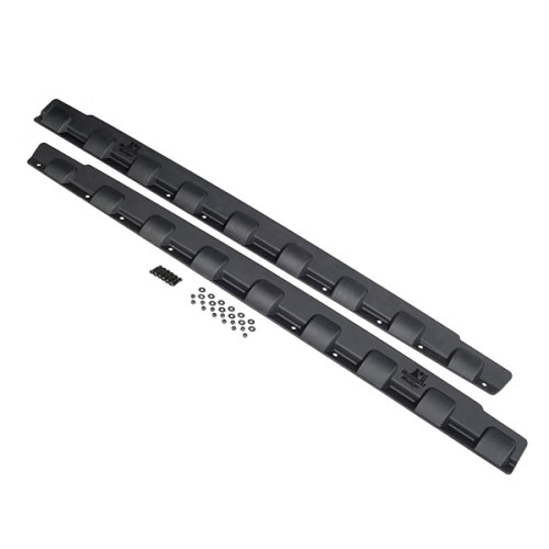 Jeep Wrangler JK 2-türer Body Armor Set Schwellerschutz Polycarbonat matt schwarz 07-18