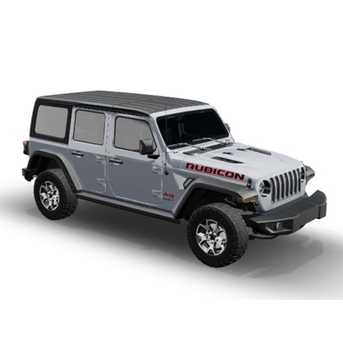 Jeep Wrangler JL Hyperform Flat Fender Style Fender Flares 4pcs. Bushwacker 18-26