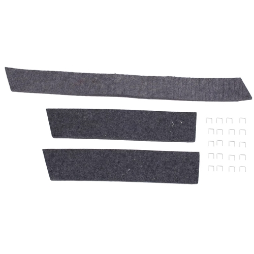 Jeep Willys MB M38 CJ2A CJ3A CJ3B Ford GPW 3pcs. Radiator Deflector Felt Kit 42-52