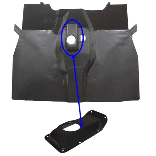 Jeep Willys M38A1 CJ2A CJ3A CJ3B CJ5 CJ6 Transmission Shift Lever Cover 46-71