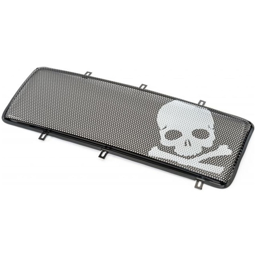 Jeep Wrangler JK Totenkopf Look Einsatz für Spartan Kühlergrill Frontgrill Rugged Ridge 07-18