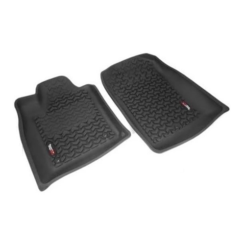 Jeep Grand Cherokee WK2 WH WK 2er Set Fussmatten Fußmatten Fußraumwannen vorne schwarz All Terrain Rugged Ridge Bj. 2011