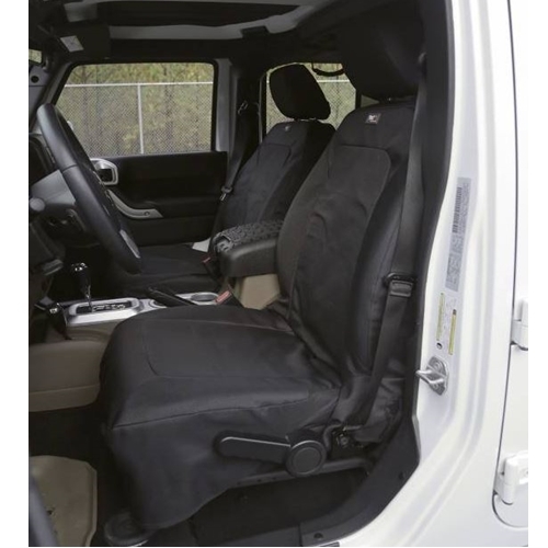 Jeep Wrangler JK 2er Set Elite Ballistic Sitzbezüge Sitze beheizbar vorne schwarz Rugged Ridge 07-10