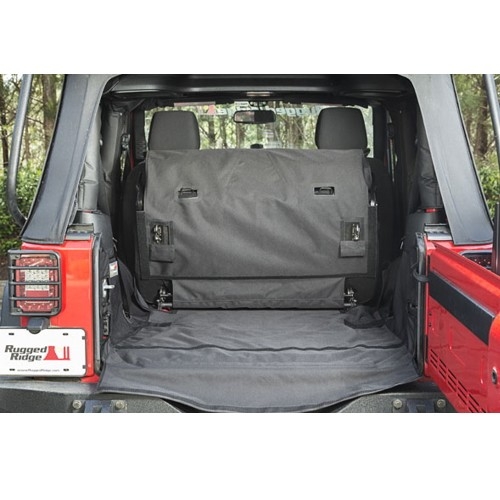 Jeep Wrangler JK 2-door Cargo Cover Configurable protective mat trunk without subwoofer 07-18
