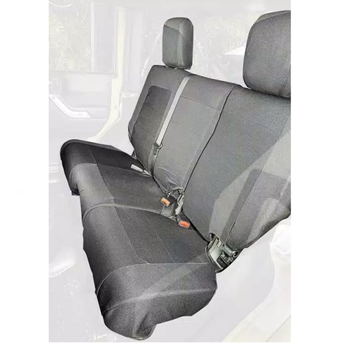 Jeep Wrangler JK 4-door Elite Ballistic rear Seat Cover black Rugged Ridge 11-18