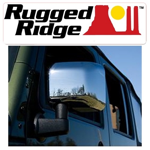 Jeep Wrangler JK Satz Spiegelblenden Spiegelcover Spiegelkappen Chrom 07-18