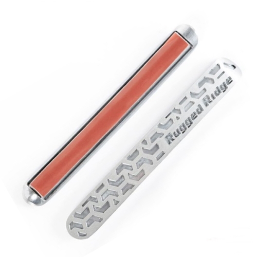 Jeep Wrangler JK 2-door inserts for door handles 3-piece brushed cast aluminum 07-16