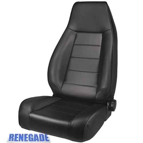 Jeep Wrangler YJ Sitz vorne Black Denim mit Kopfstütze und verstellbarer Rückenlehne Rugged Ridge 87-95