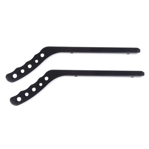 Jeep Wrangler JK 2er Set Aluminium Haltegriffe Griffe hinten Überrollbügel schwarz 07-18