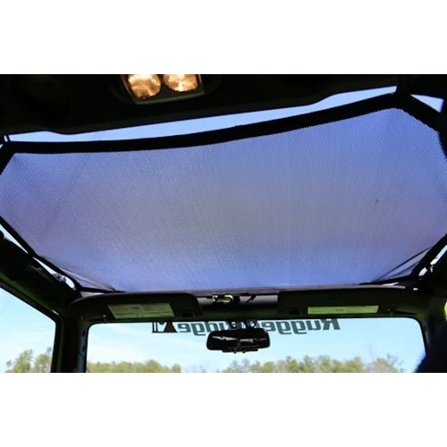 Jeep Wrangler JK Mesh Bikini Top Eclipse Sun Shade vorne schwarz 07-18