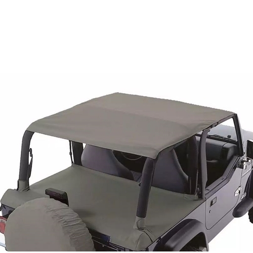 Jeep Wrangler TJ Bikini Top Header Island Topper Khaki Diamond 96-06