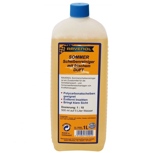 Jeep Wrangler TJ 1ltr. RAVENOL windscreen cleaner additive 1: 10 with orange fragrance 96-06
