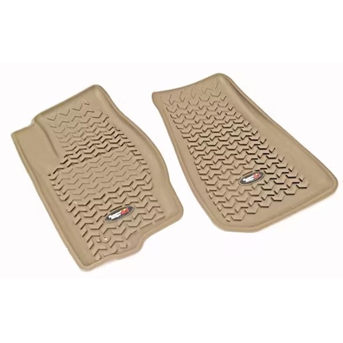 Jeep Compass Patriot MK 2er Set Fussmatten Fußmatten Fußraumwannen vorne TAN All Terrain Rugged Ridge 07-17