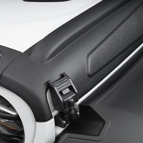 Jeep Wrangler JL 3er Steinschlagschutz Motorhaube Schwarz Strukturiert Bushwacker 18-26