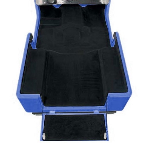 Jeep CJ CJ7 Cutpile Original Style Deluxe Carpet Complete Set Footwell & Trunk Black 76-86