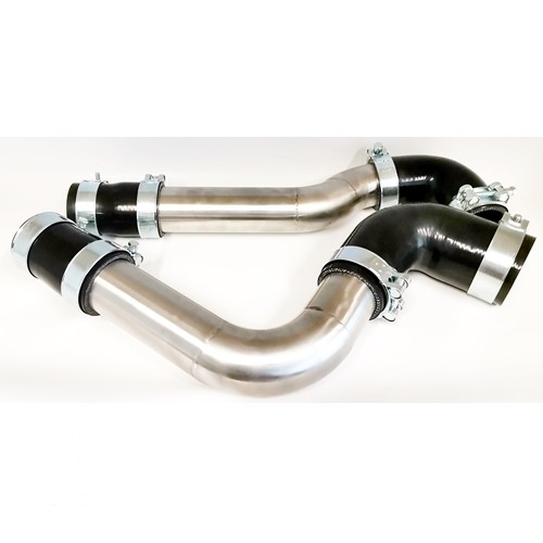 Jeep Wrangler JK 2,8 ltr. CRD 200PS Diesel 2er Set Turborohr Turboschlauch Aluminium Silikon 11-18