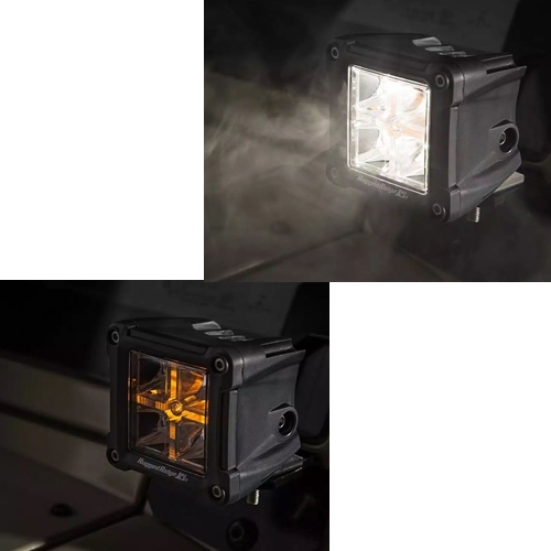 3" Dual High Low Beam LED Cube Light Rugged Ridge