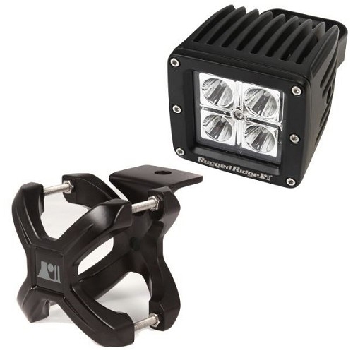 Jeep CJ Wrangler YJ TJ JK JL LED Zusatz Scheinwerfer & Set X Clamp 76-