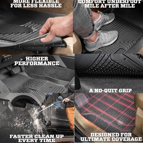 Jeep Renegade BU 2pcs. Set Front Seat Floor Liners black WeatherBeater™ Husky Liners 14-18