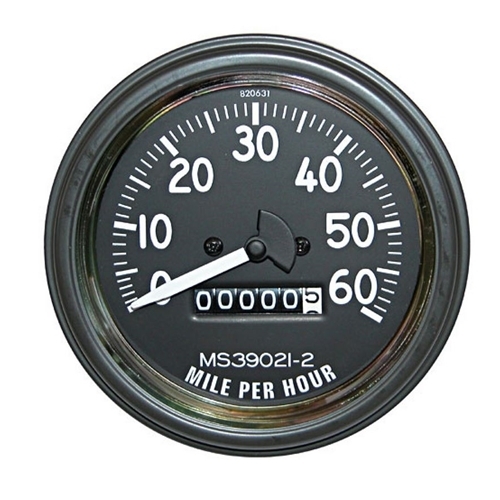 Jeep CJ CJ2A CJ3A CJ3B Tacho Tachometer Meilen Anzeige 0–60 mph 46-66