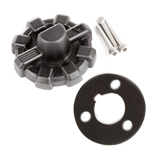 Jeep Wrangler JK JL Gladiator JT Elite Antenna Base mount black Aluminium Rugged Ridge 07-