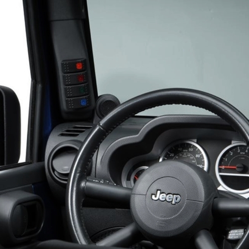 Jeep Wrangler JK Konsole Schalterkonsole ohne Schalter am Scheibenrahmen A-Säule links 11-18