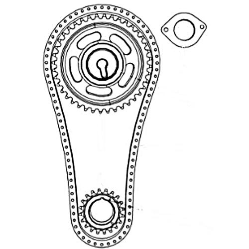 Jeep Wrangler JK 3,8 ltr. Steuerkette Steuerkettensatz 4-teilig 07-11