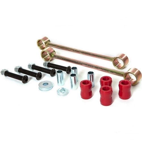 Jeep Wrangler JK Set rear Sway Bar End Links +63mm 2,5" Lift Rugged Ridge 07-18
