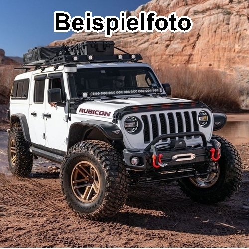 Jeep Gladiator JT Aeroskin Windabweiser Steinschlagschutz Insektenschutz mit LED Leiste Motorhaube Husky Liners 19-26