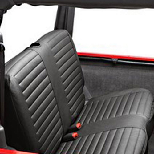 Jeep Wrangler TJ seat covers rear seat cover black Denim Bestop 97-02
