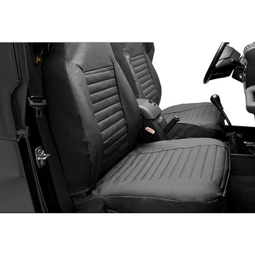 Jeep Wrangler TJ Set Seat Covers Front Seat Cover Black Diamond Bestop 03-06