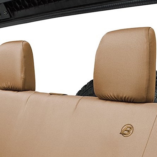 Jeep Wrangler JK 2-door seat cover rear seat TAN Denim Bestop 07-16
