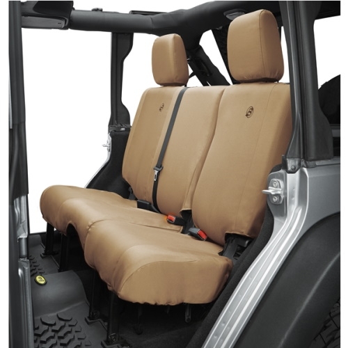 Jeep Wrangler JK 4-door seat cover rear seat TAN Denim Bestop 2007 & 13-16