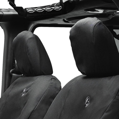 Jeep Wrangler JL 4-türer Set Sitzbezüge Sitzbezug vorne Schwarz Diamond LHD Bestop 18-