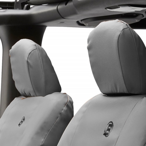 Jeep Wrangler JL 2-türer Set Sitzbezüge Sitzbezug vorne Charcoal Grau LHD Bestop 18-