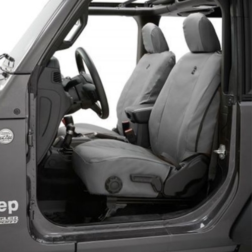 Jeep Wrangler JL 2-türer Set Sitzbezüge Sitzbezug vorne Charcoal Grau LHD Bestop 18-