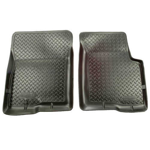 Jeep Cherokee XJ 2 piece Set Floorliner front Row black Classic Style Husky Liners 84-01