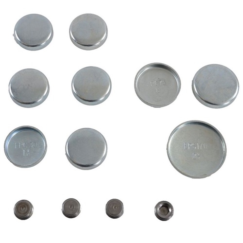 Jeep CJ 5,0 & 5,9 ltr. V8 Engine Expansion Plug Kit 13pcs. Steel Enginetech 72-86
