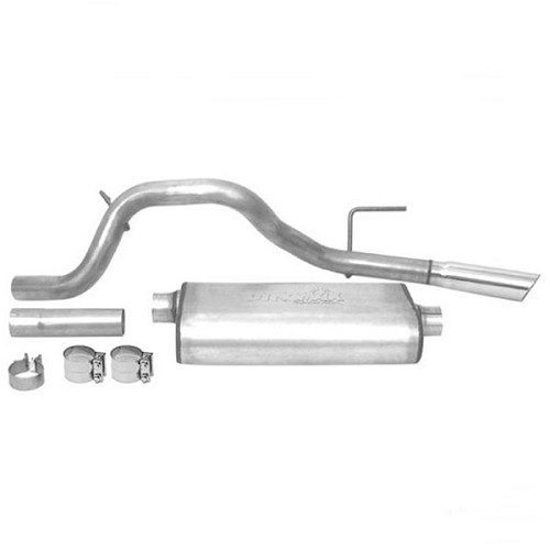 Jeep Cherokee Liberty KK 3,7 ltr. Single Cat-Back Exhaust System with Ultra Flo™ Muffler Dynomax 08-12