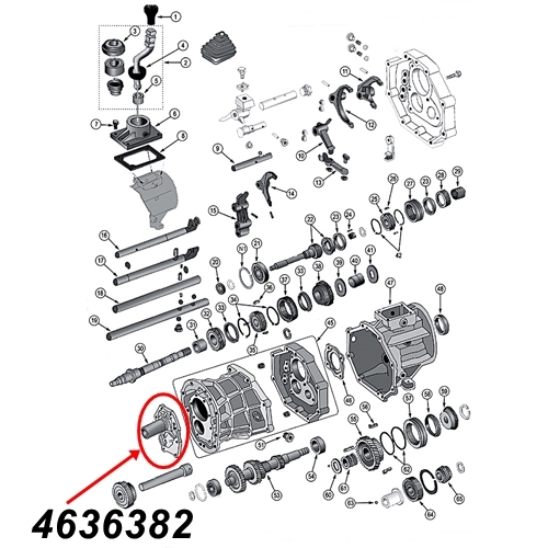 Jeep Wrangler YJ front Bearing Retainer AX15 manual Transmission 94-95
