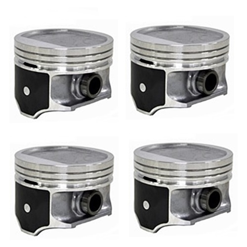 Jeep Cherokee XJ 2,5 ltr. 4pcs. Set Standard Dish Top Engine Piston Enginetech 96-00