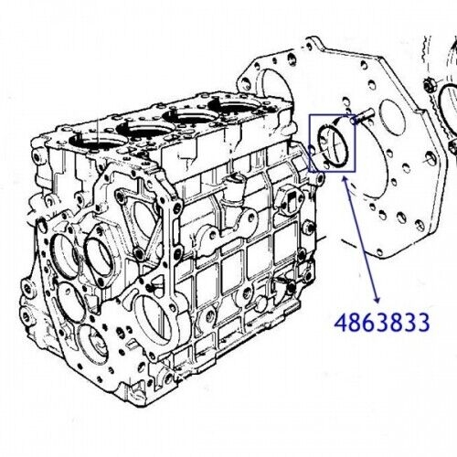 Jeep Grand Cherokee ZJ ZG 2,5 ltr. TD O-Ring Dichtring Nockenwelle hinten Mopar Bj. 95-98