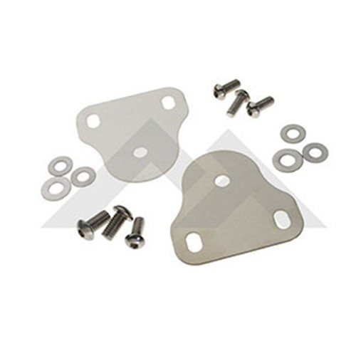 Jeep CJ YJ Interior Windshield Mount Brackets Stainless Steel 76-95