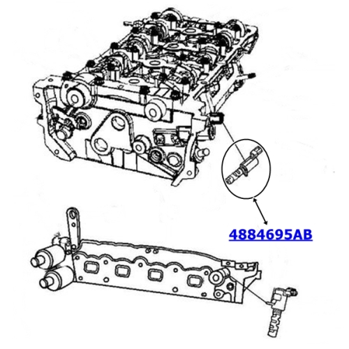 Jeep Patriot Compass MK 2,0 & 2,4 ltr. Camshaft Timing Oil Control Intake Valve Solenoid 07-17