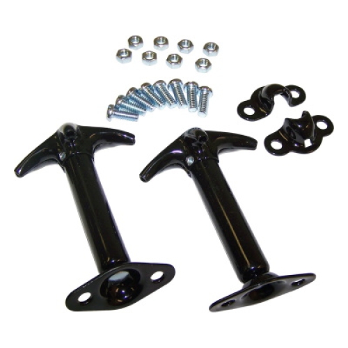 Jeep Wrangler YJ Hood Latch Set Black 87-95