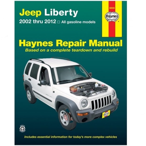 Jeep Cherokee Liberty KJ KK Repair Manual Haynes 02-12