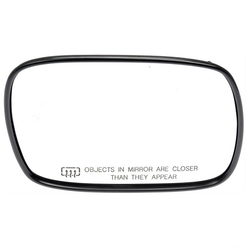 Jeep Cherokee XJ right Plastic Backed Power Mirror Glass Heated 99-01