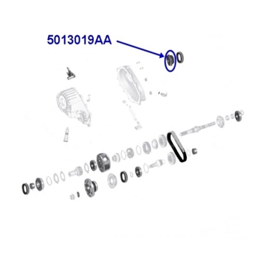 Jeep Grand Cherokee WJ WG 2,7 ltr. CRD + 3,1 ltr. TD Simmerring Ausgang hinten Verteilergetriebe NV247 00-04
