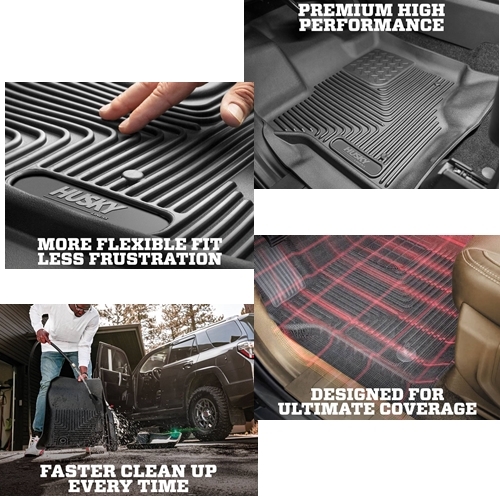 Jeep Wagoneer WS Premium Fussmatte Gummimatte 3 Sitzreihe Schwarz X-act Contour Husky Liners 22-26