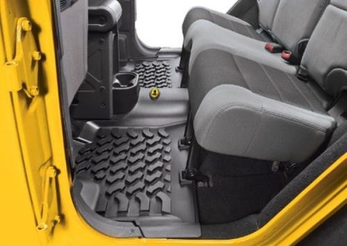 Jeep Wrangler JK 4-door floor mat footwell tray rear All Terrain Bestop 07-17